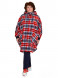 Пончо из пальтовой ткани